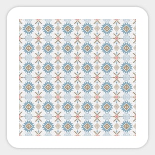 Pastel Hand Drawn Ethnic Motifs Geometric Sticker